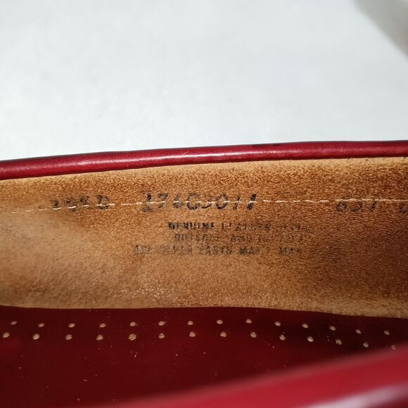 G H Bass Weejuns Eddington Mens Tassel Loafers Size 10.5 D Burgundy main image 10